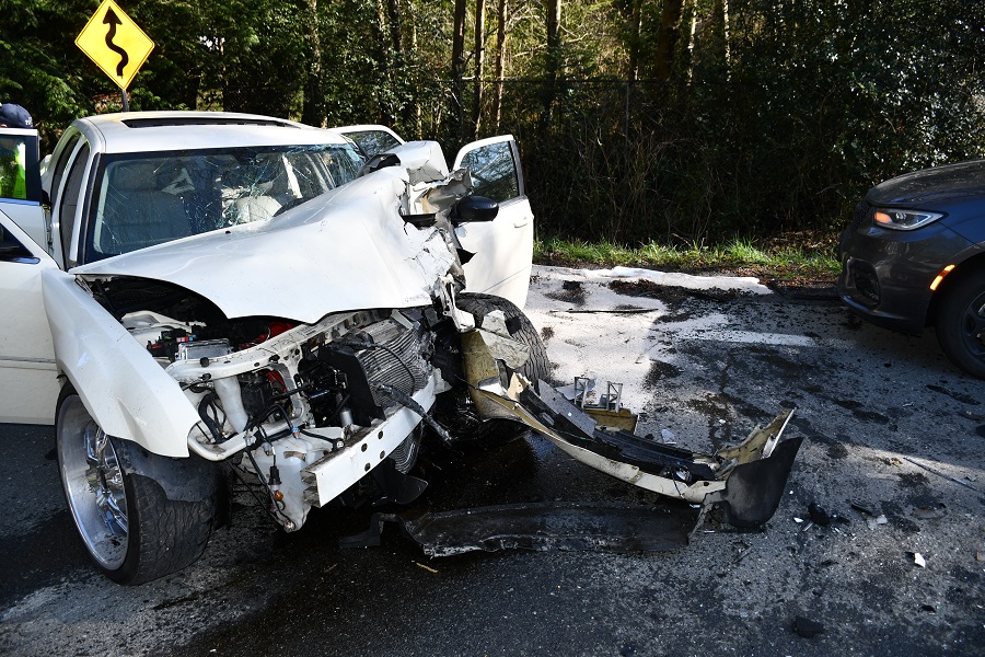 Photo of Chrysler 300 involved in collision