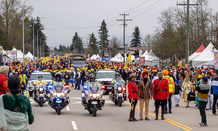 Photo of Vaisakhi parade in 2023