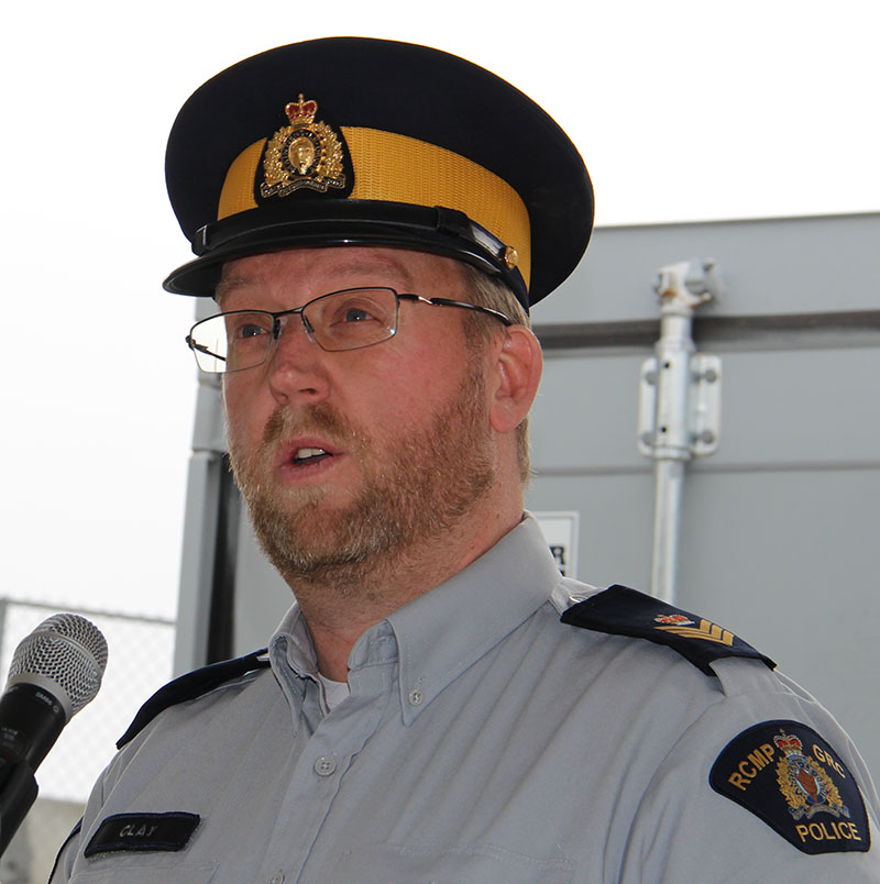 Photo of Detachment Commander, Sergeant Scott Clay