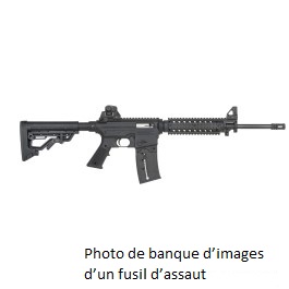 Photo de banque d&rsquo;images d&rsquo;un fusil d&rsquo;assaut