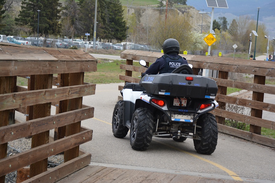 Officers on ATV patrol 