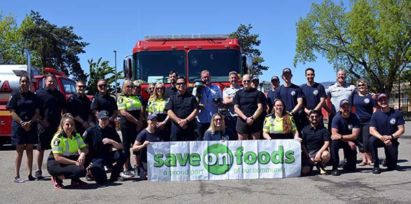 Group photo of First Responder Olympians
