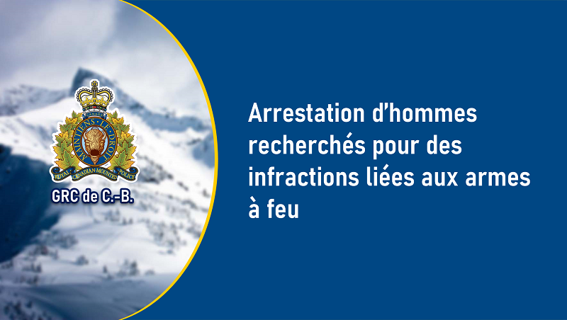 Arrestation d&rsquo;hommes recherch&eacute;s pour des infractions li&eacute;es aux armes &agrave; feu