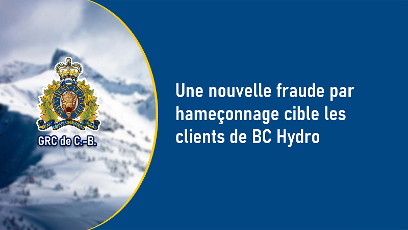 Une nouvelle fraude par hame&ccedil;onnage cible les clients de BC Hydro