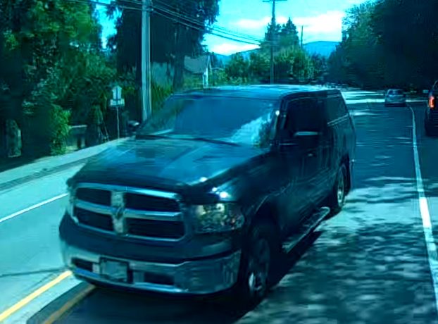 suspect Dodge Ram truck on River Rd