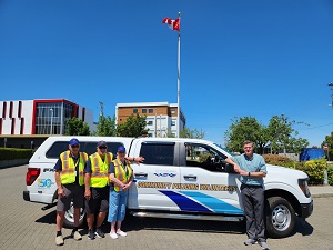Com Policing volunteers and Dan Hopkins CP Coordinator 