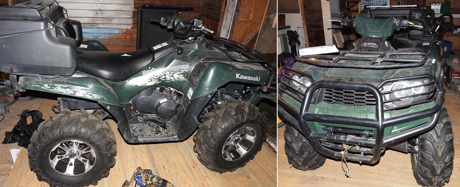 Seized ATV 