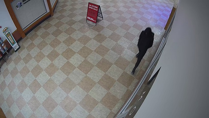 Person walking towards the camera