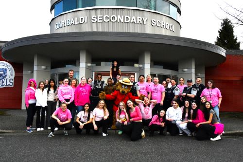 Photo of Ridge Meadows RCMP and Garibaldi Students
