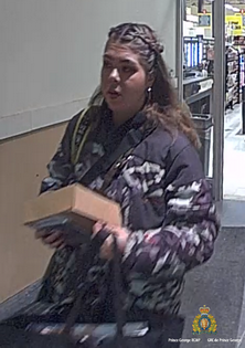 Photo of the female suspect