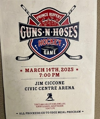 Guns & Hoses hockey poster