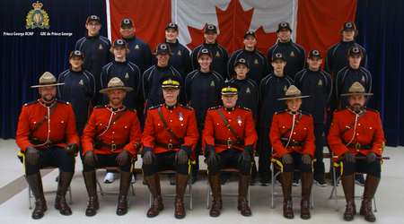 Troop photo from the 2024 RCMP Youth Academy