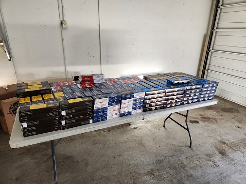 Suspected illicit cigarettes 