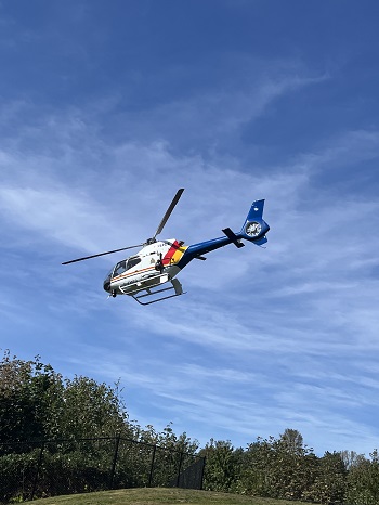 Photo of RCMP helicopter