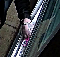 Photo of the suspect's tattoos