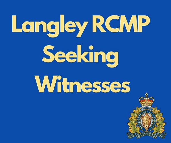 Photo of title page with Langley RCMP and RCMP Crest