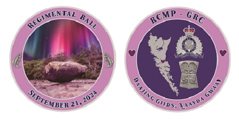 Daajing Giids Regimental Ball challenge coin