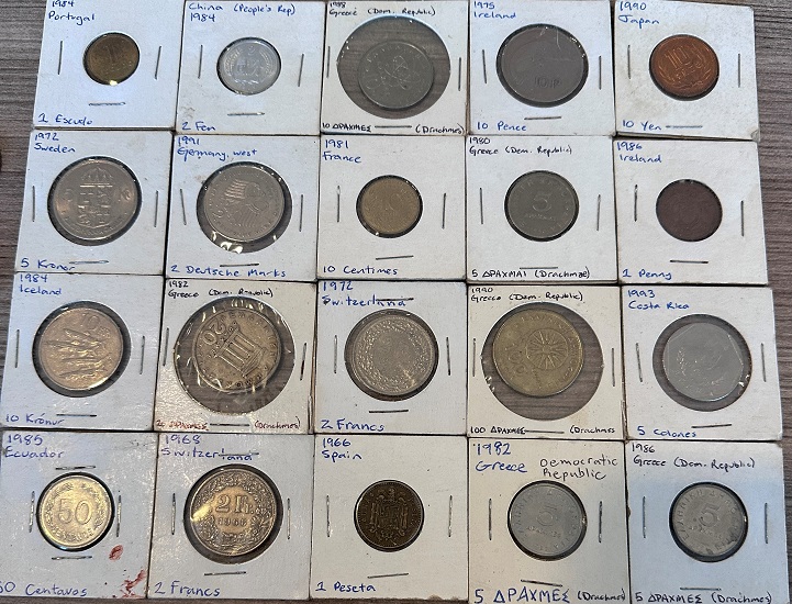 Picture depicting partial coin collection