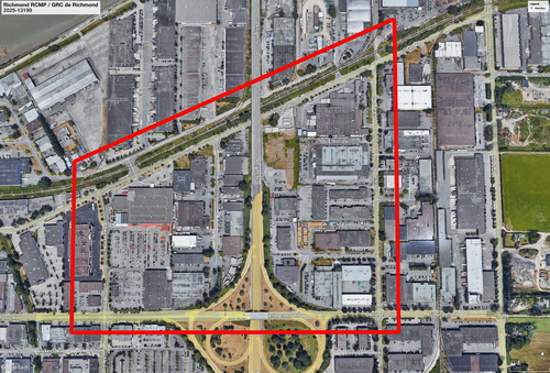 Map of 13000 block of Vulcan Way
