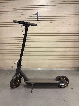 picture of an E-scooter that was seized from a suspect.