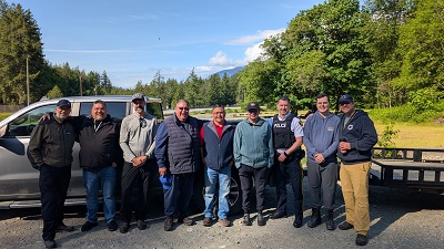 Participants in reconciliation ride