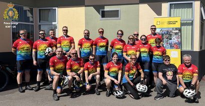 Photo of the Tour de North team at our kickoff event