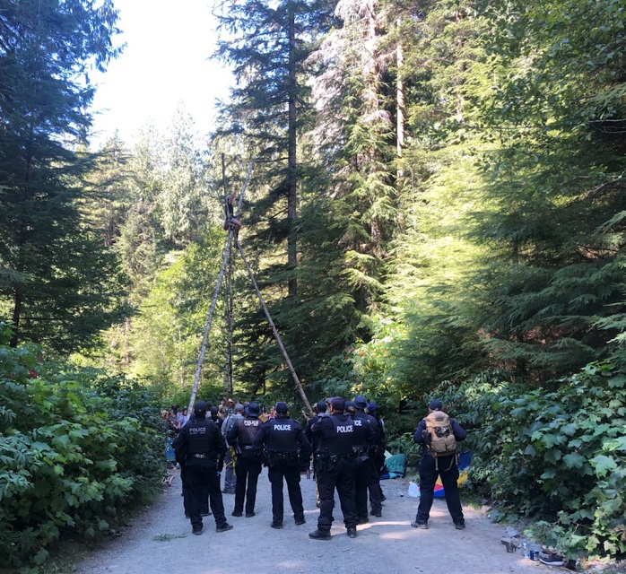 Photo of individual being extracted from a tripod