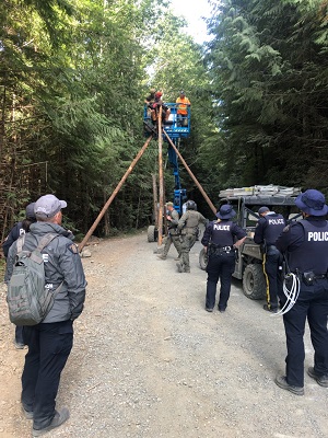 Photo of individual on tripod