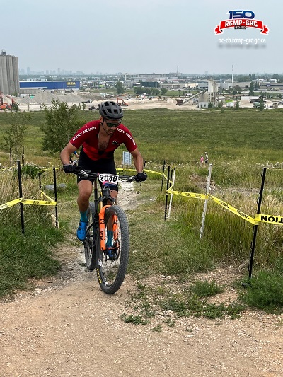 Sgt. David Vunic on his bike
