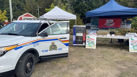 police car at the Fall Fair
