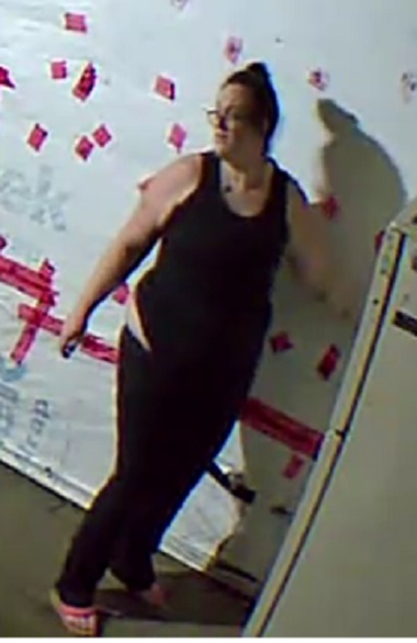 Woman dressed in all black