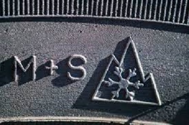 This winter tire symbol = best traction in cold, snow, ice