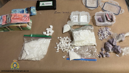 Photo of the seized items.