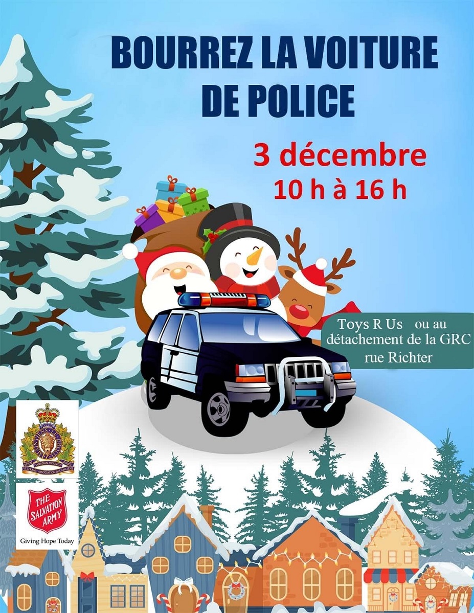 Affiche Bourrez la Voiture de Police 