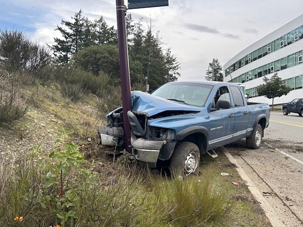 Photo of damage to Dodge Ram 